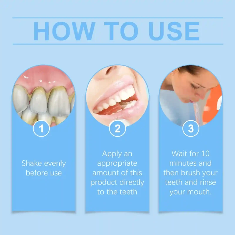 teeth whitening serum remove plaque stains