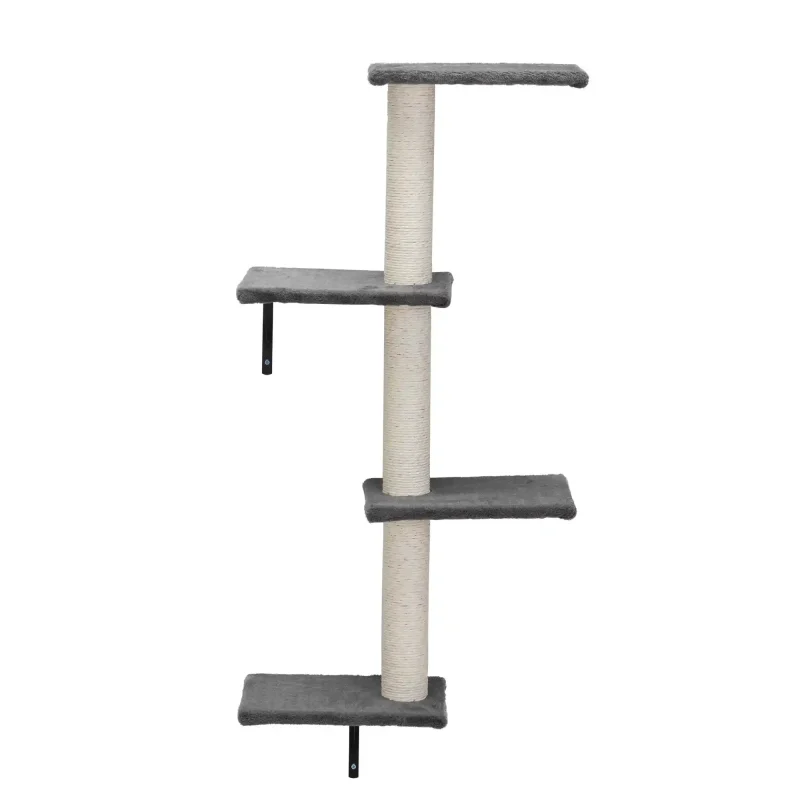 wall mounted cat climber 5 piece set
