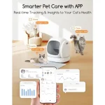 self cleaning cat litter box 75l automatic