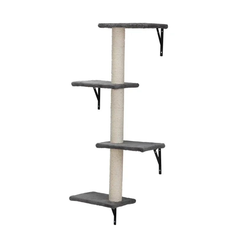 wall mounted cat climber 5 piece set