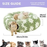 plush cat donut tunnel with ball