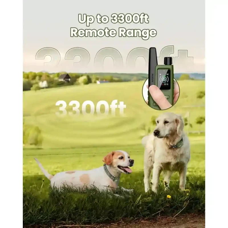 waterproof electric dog training collar 2 dogs
