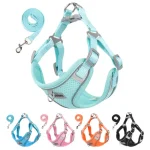 reflective dog harness leash set small dogs