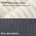 orthopedic plush dog bed medium large