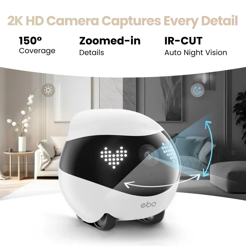 enabot ebo air 2 pet camera robot