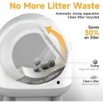 automatic cat litter box smart app health monitoring