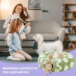 plush cat donut tunnel with ball