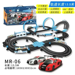 electric slot car race track set