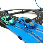 electric slot car race track set