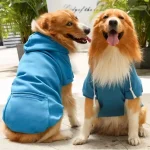 reversible plaid dog winter coat