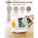 self cleaning cat litter box 75l automatic