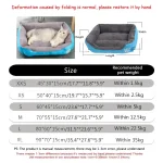 square large dog bed warm sofa