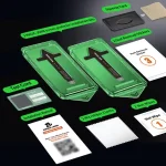 magic john 2nd generation iphone 17/ air/ pro/ pro max screen protector dust free without bubbles