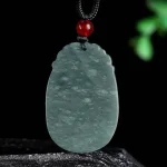 buddha stones chinese zodiac jade year of the horse luck rope necklace pendant