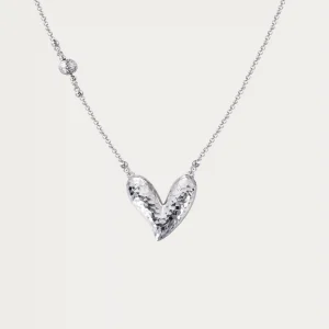 d pow baroque inspired icy peach pendant 925 silver necklace