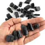 black tourmaline small pendant size by the 1/2 pound (ts 153) (ob7b7)