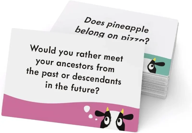 herd mentality: udderly funny family board game | easy & fun for big groups of 4 20 players | includes 20 extra exclusive questions