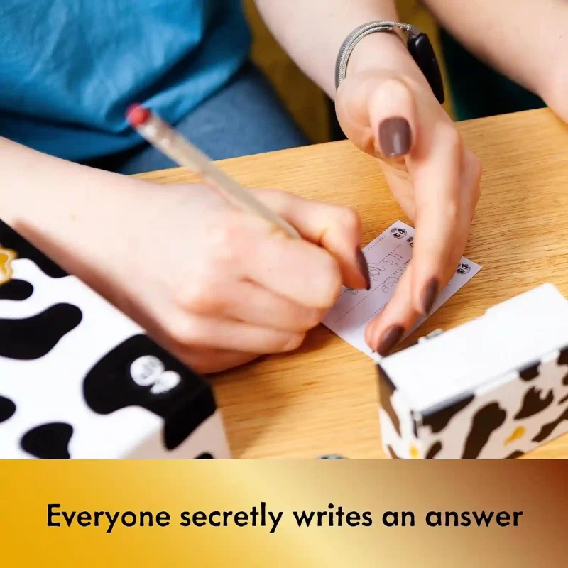 herd mentality: udderly funny family board game | easy & fun for big groups of 4 20 players | includes 20 extra exclusive questions