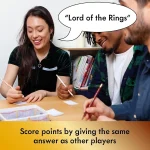 herd mentality: udderly funny family board game | easy & fun for big groups of 4 20 players | includes 20 extra exclusive questions