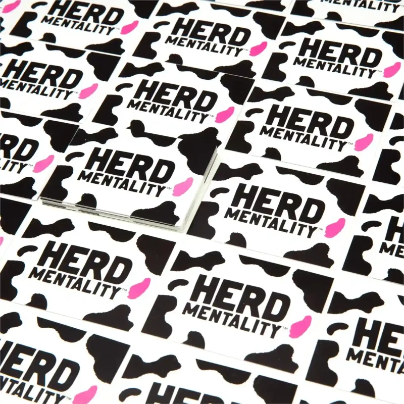 herd mentality: udderly funny family board game | easy & fun for big groups of 4 20 players | includes 20 extra exclusive questions