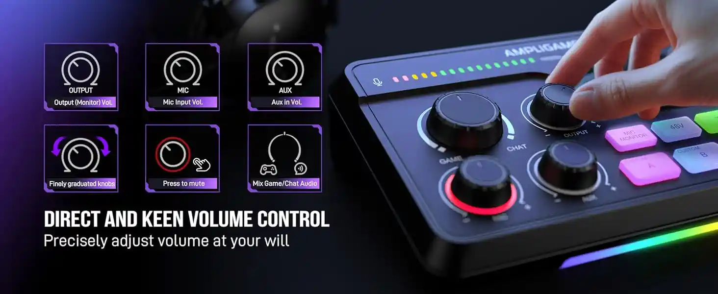 gaming audio mixer