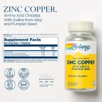zinc copper amino acid chelate with kelp & pumpkin seed