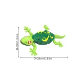 kiddie corner rc wall climbing lizard toy with glowing led eyes and remote control, fun interactive play for kids