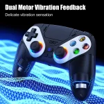 controller for ps5/playstion 5 pro/slim/pc wireless gamepad hall effect trigger rgb turbo vibration programmable button joystick